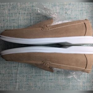 Old money suede loafers